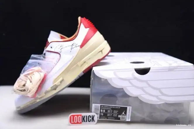 Rep Off-White Low White Jordan Retro DJ4375-106 SP Red 2 0527